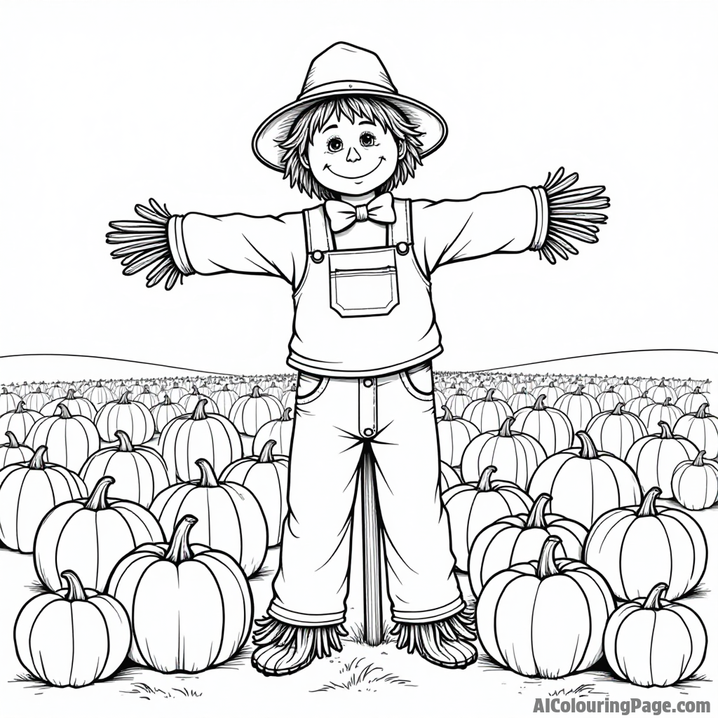 Fall Fun for Kids: Coloring Pages with Pumpkins, Squirrels & Apples