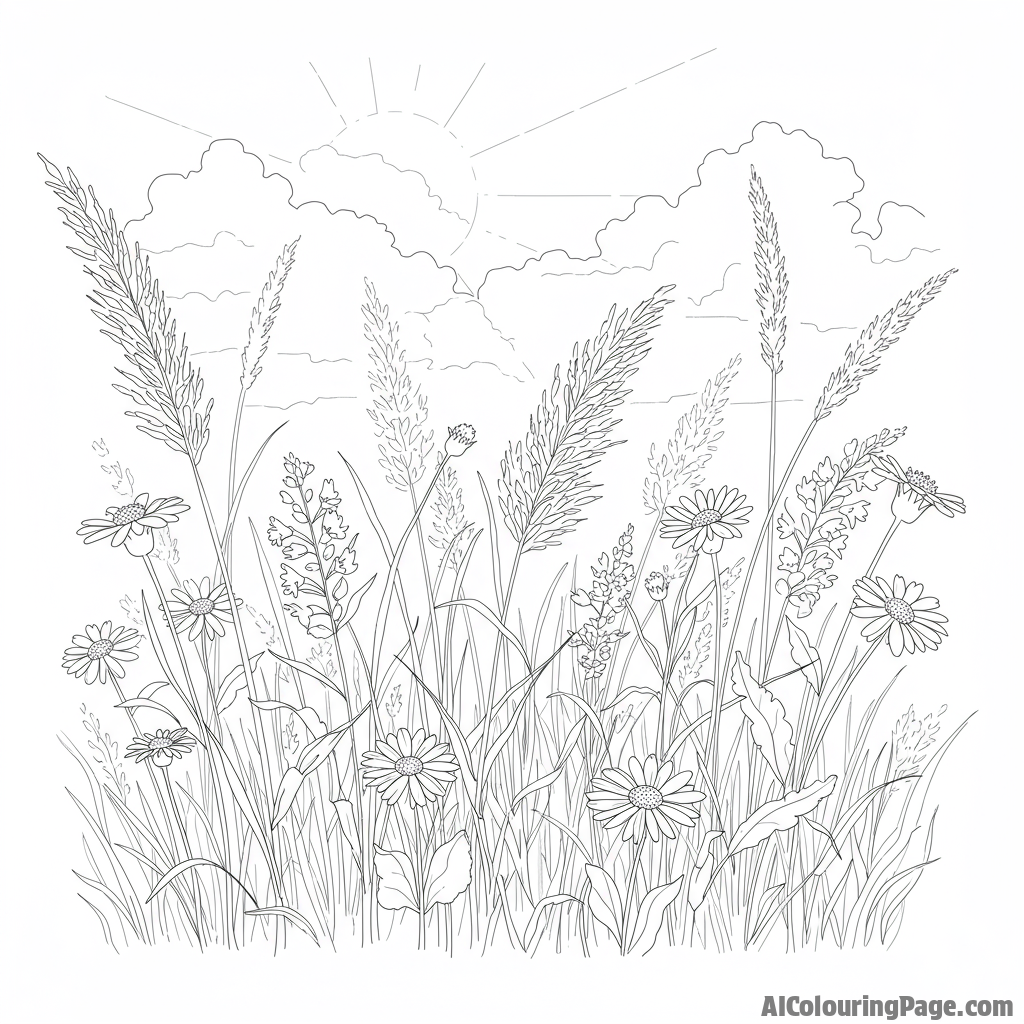 Free Spring Coloring Pages