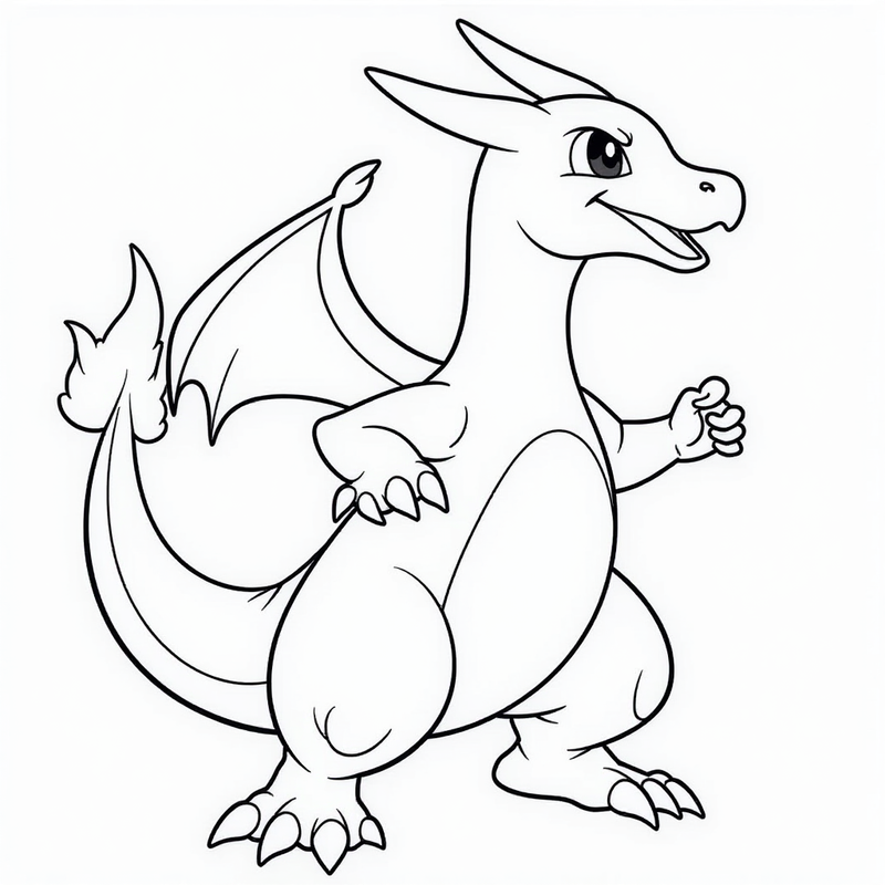 Charizard as a dragon