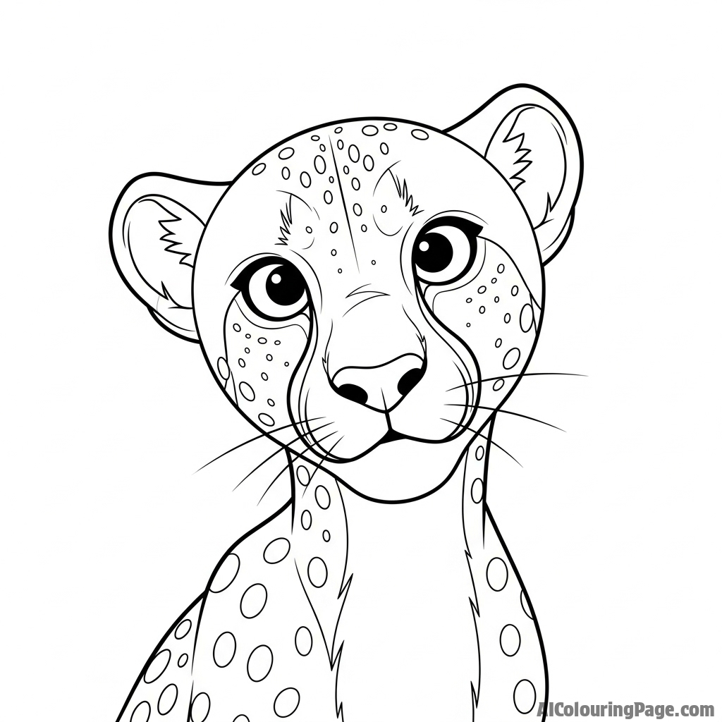 A cheetah looking directly into the camera, creating a moment of intense connection.
