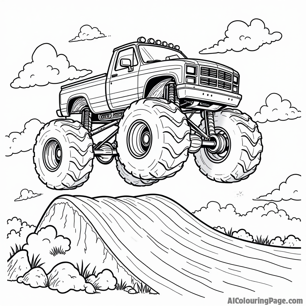 Free Monster Truck Coloring Pages