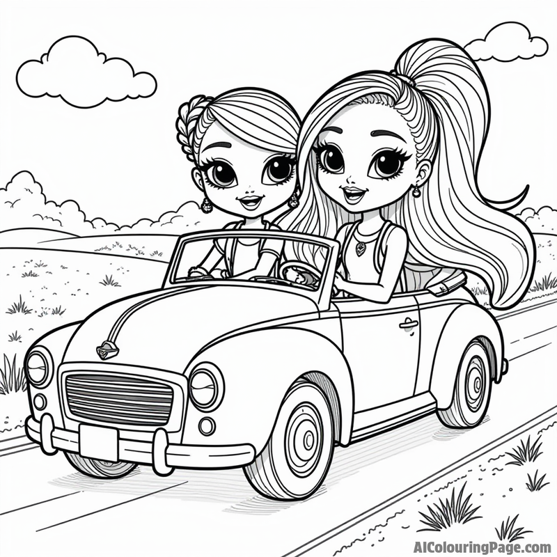 Bratz going on a fun road trip