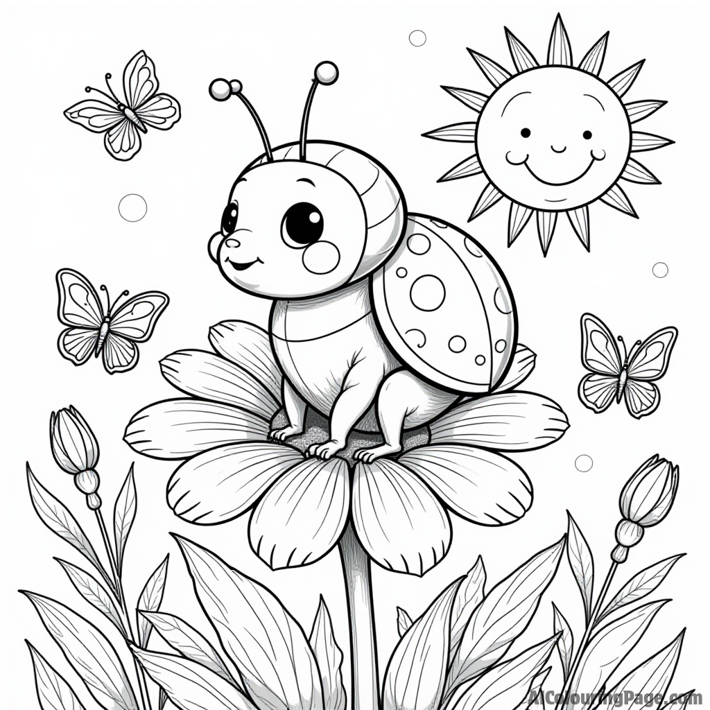 Free Ladybug Coloring Pages