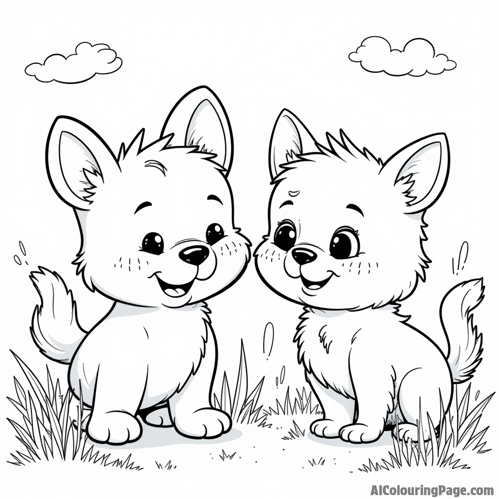 17 Puppy Coloring Page: Hide & Seek, Bike Rides, and Family Play!