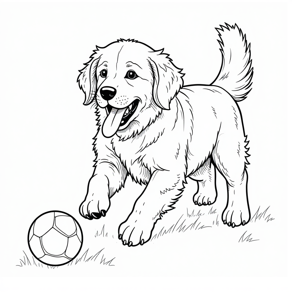 Coloring Pages for All Dog Breeds With Prompts to Create Yours