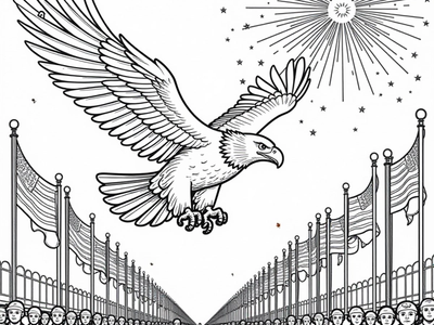Free 4th of July Coloring Pages – free printable coloring page
