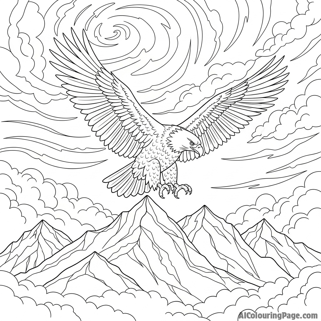 Free Eagle Coloring Pages