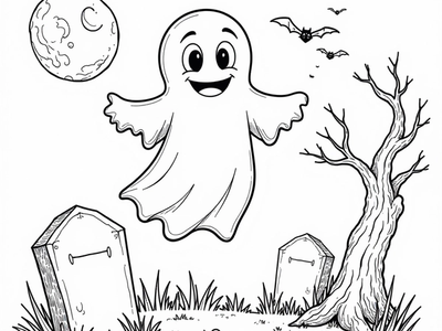 Free Halloween Coloring Pages