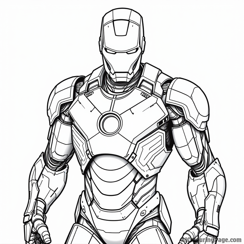 Iron Man in his Mark 1 armor