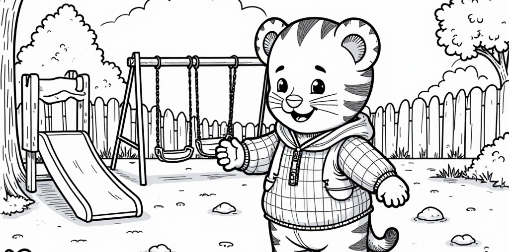 Free Daniel Tiger Coloring Pages