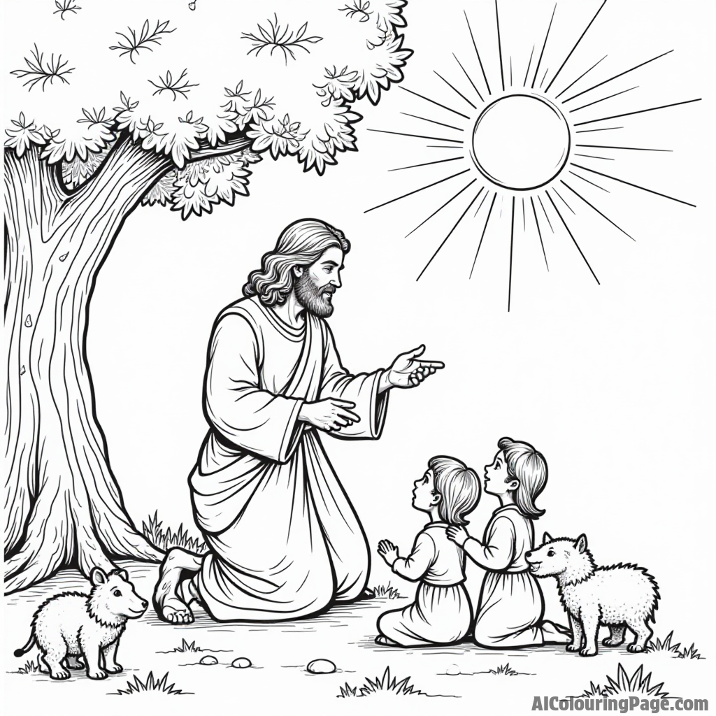 Free Jesus Coloring Pages