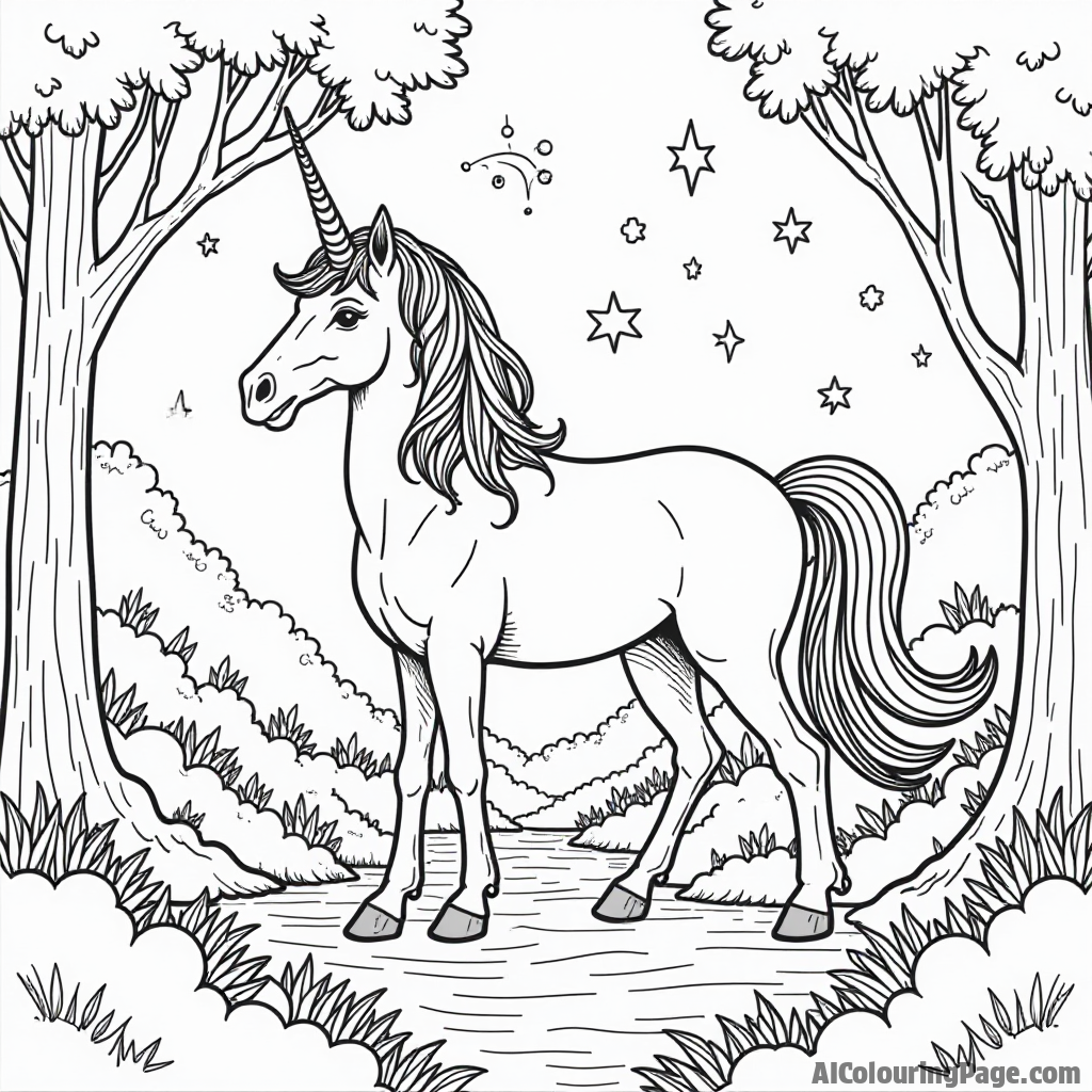 Free Mythical Creatures Coloring Pages