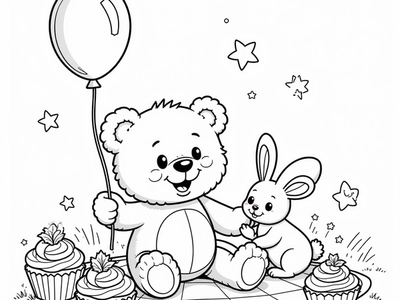 Free Teddy Bear Coloring Pages