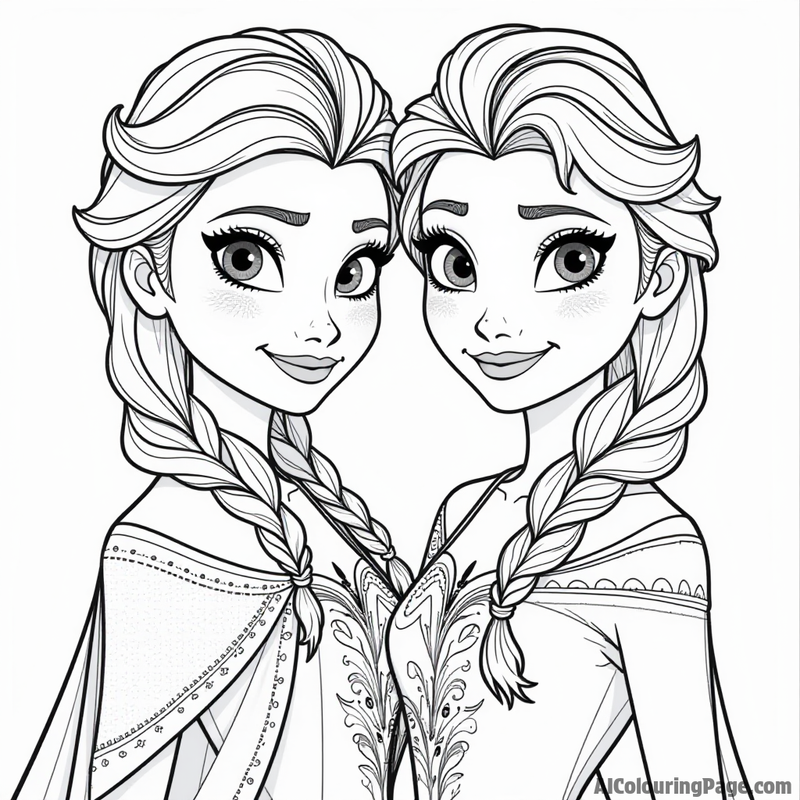 Elsa and Anna together