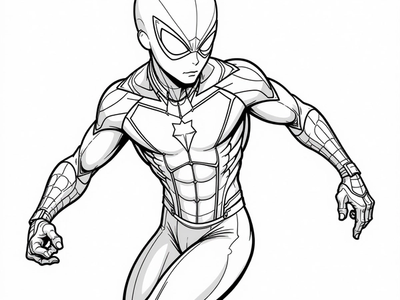 Color Your Own Spider-Verse: Fun Miles Morales Pages for Young Artists!