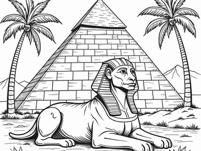 Free Ancient Egypt Coloring Pages