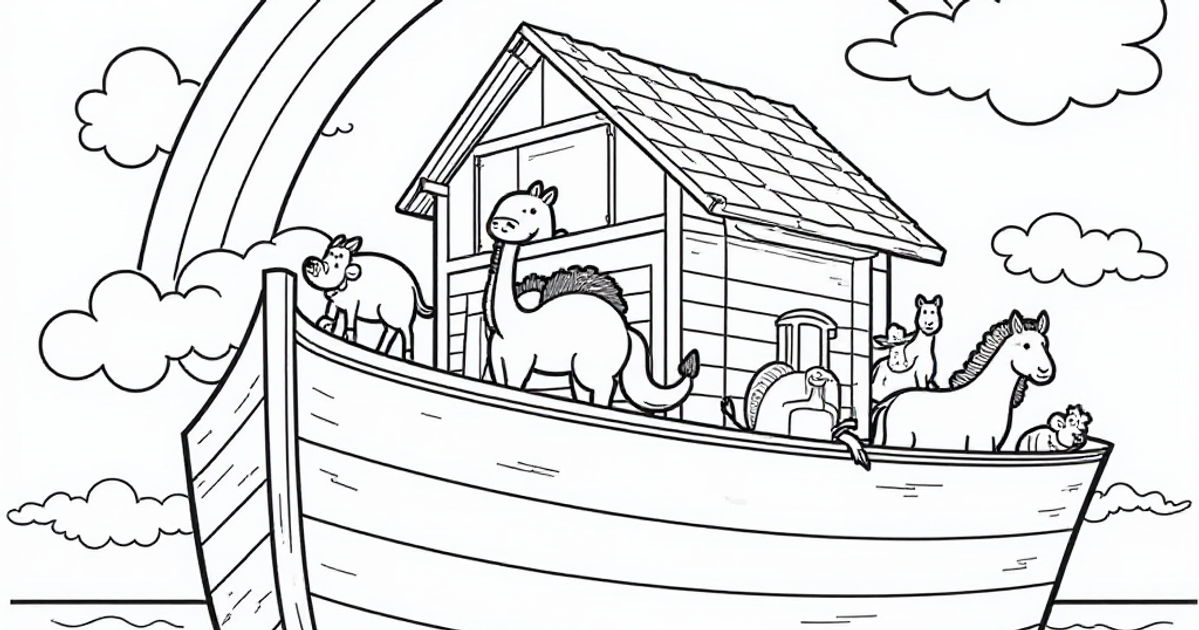 Free Bible Coloring Pages Print in 60 Seconds AI Colouring Page