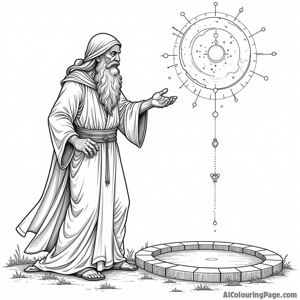 Free Wizard Coloring Pages
