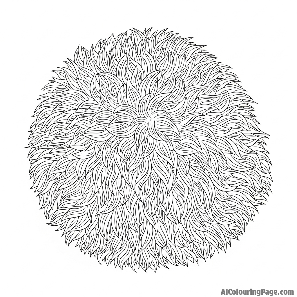 The intricate texture of a pig's coarse hair, macro photography.