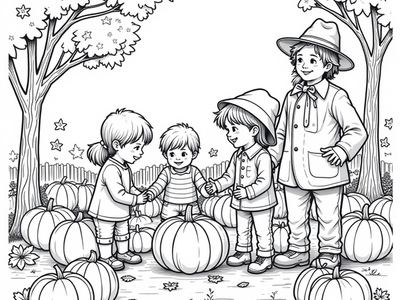 Free Fall Coloring Pages