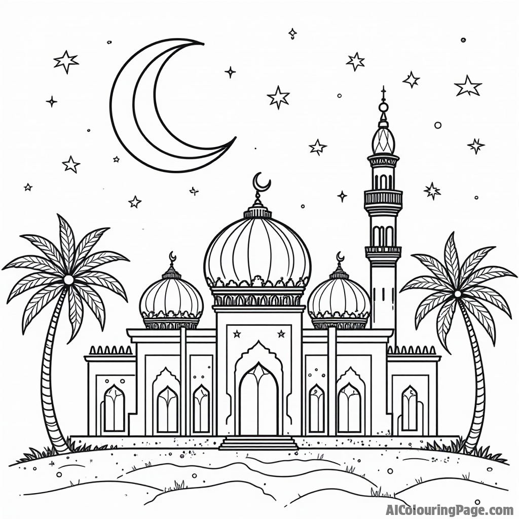 Free Ramadan Coloring Pages