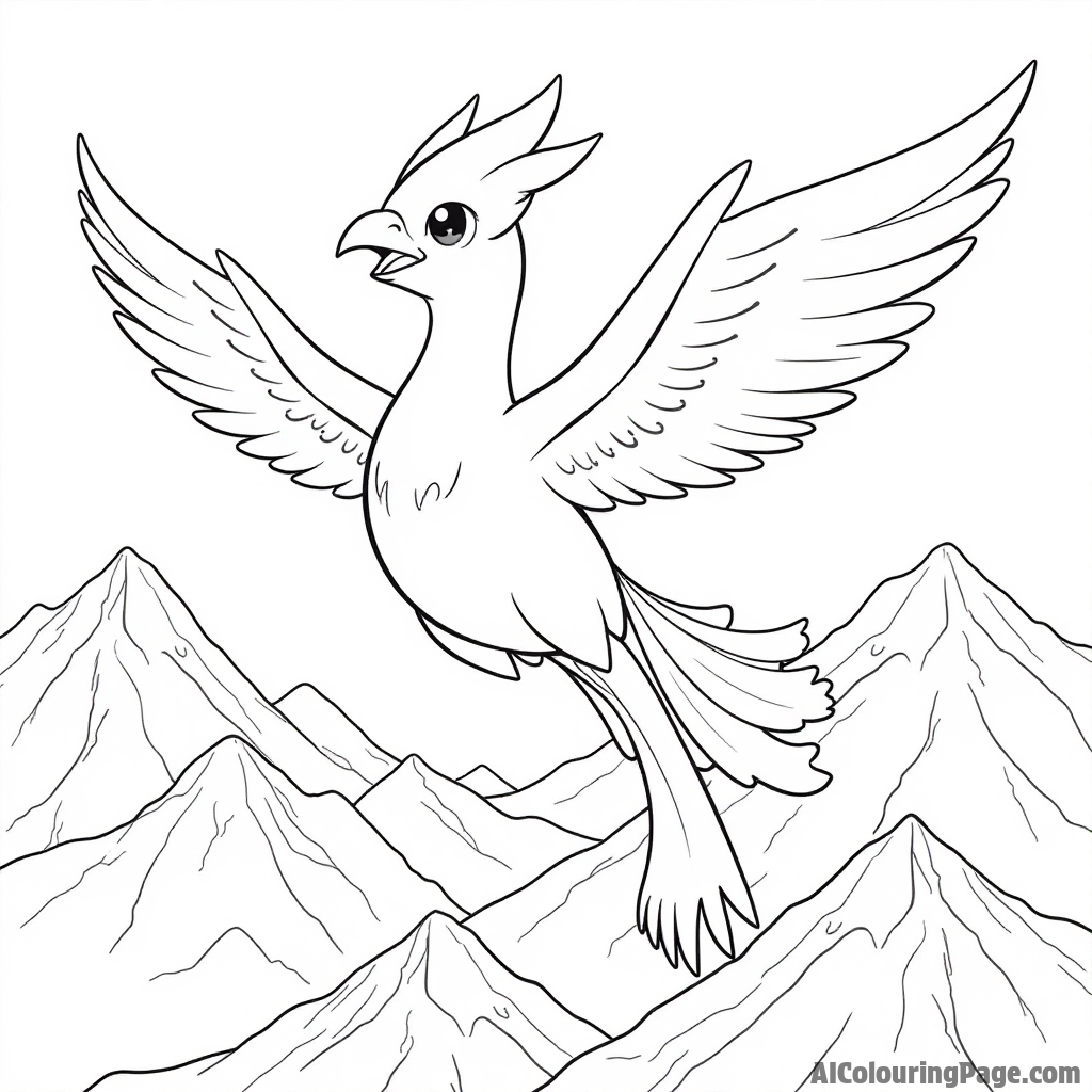 Color Your Favorite Legendary Birds: Articuno, Zapdos, and Moltres Adventures!