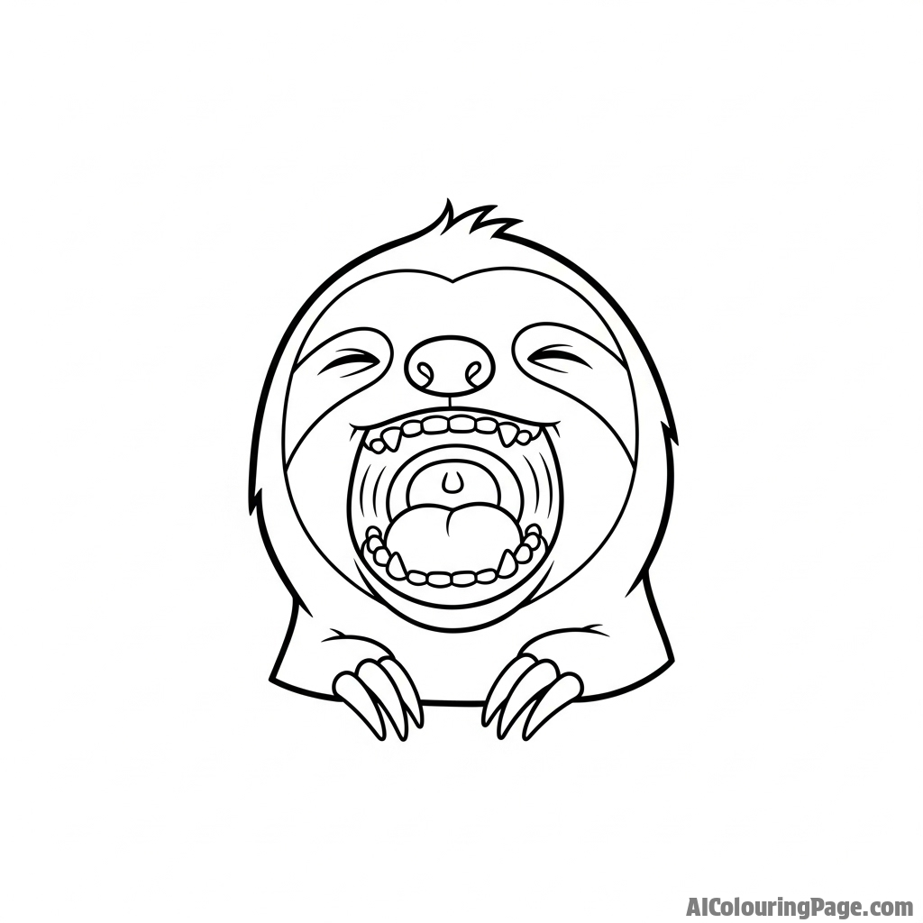60 Free Sloth Coloring Pages (Print & Download)