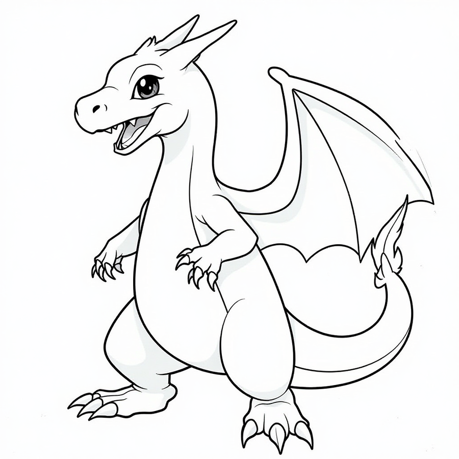 Charizard in a realistic style