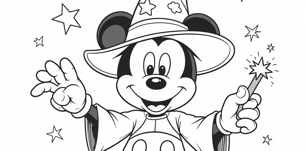 Free Mickey Mouse Coloring Pages