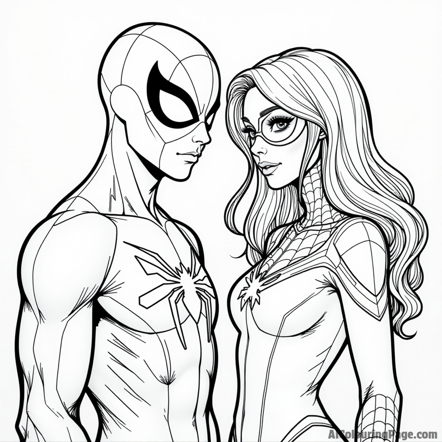 Miles Morales and Gwen Stacy