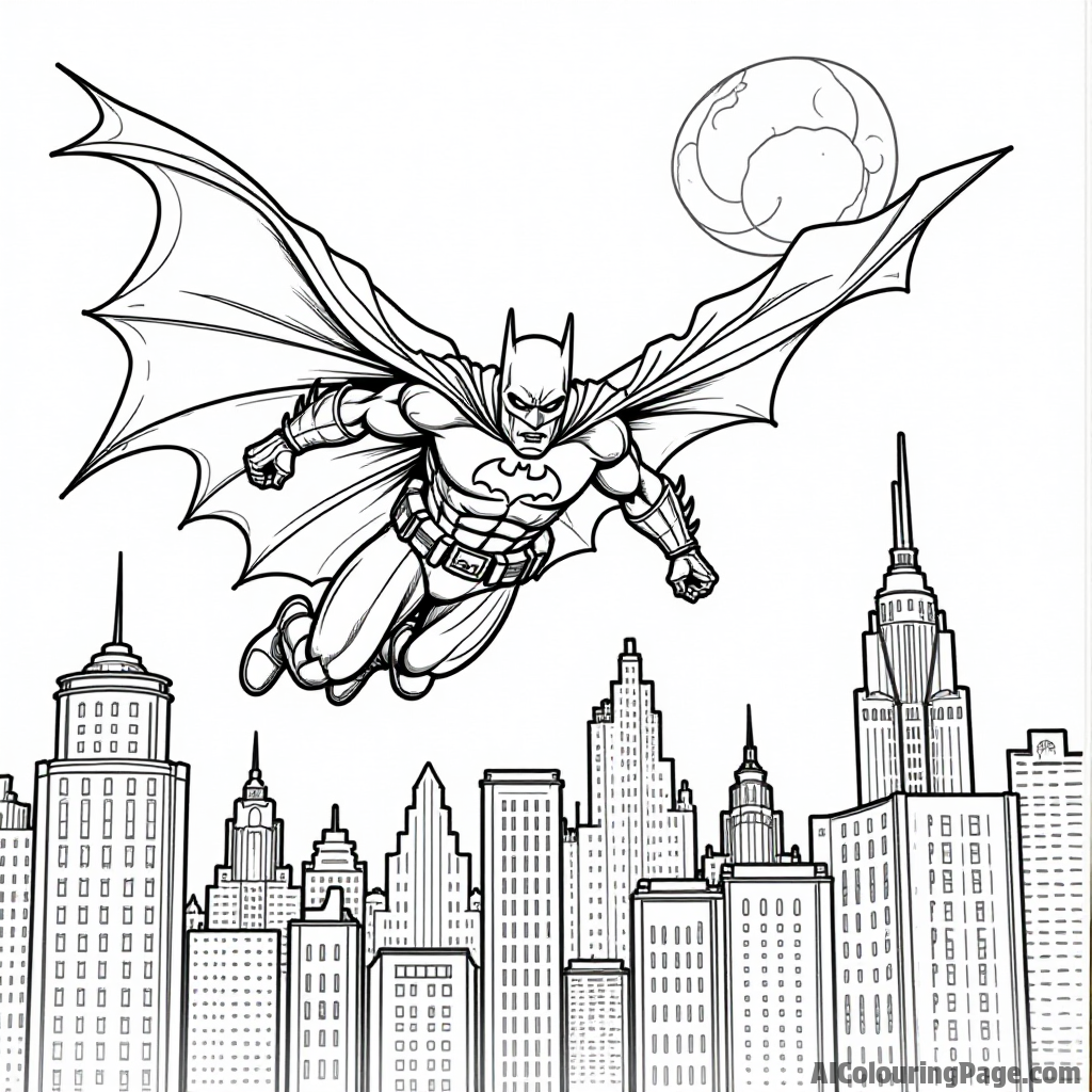 Free Batman Coloring Pages