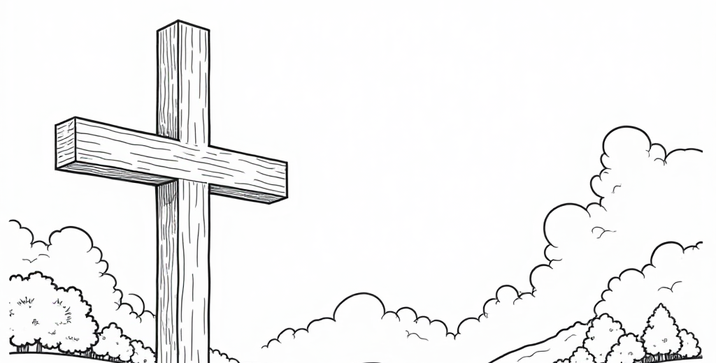 Free Cross Coloring Pages