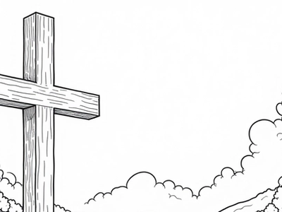 Free Cross Coloring Pages