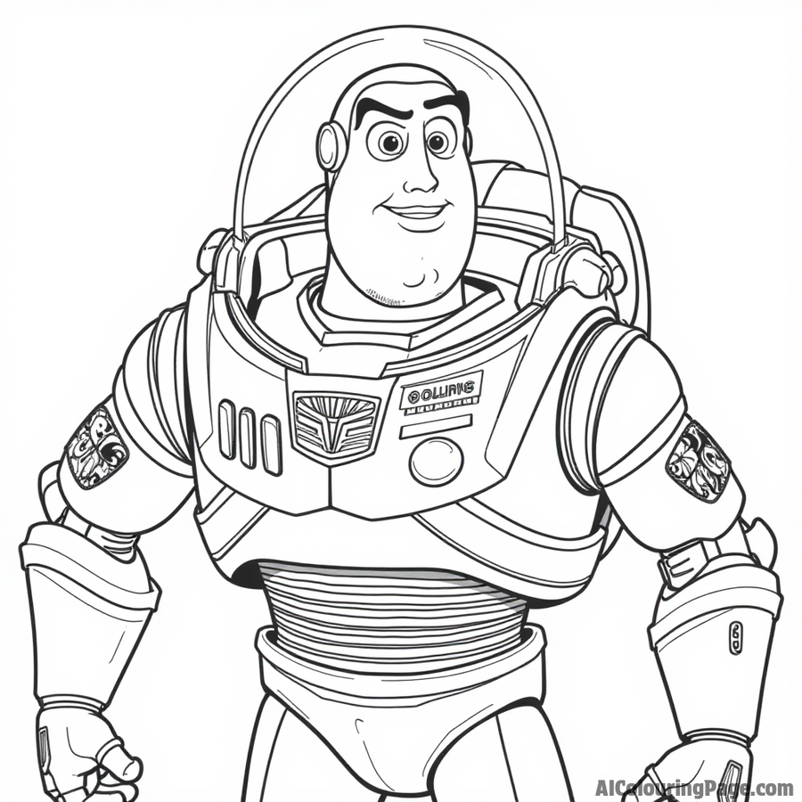 Buzz Lightyear in a robot suit