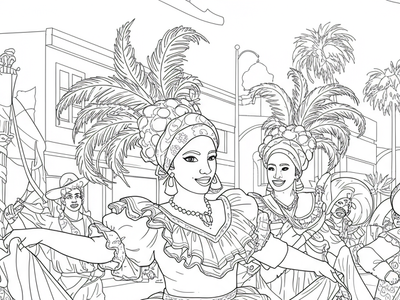 Free Hispanic Heritage Month Coloring Pages