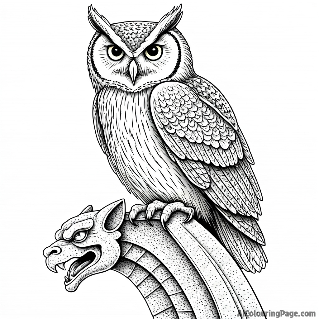 Free Owl Coloring Pages