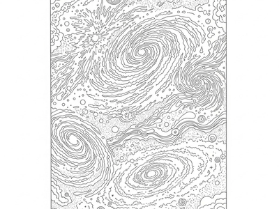 Free Night sky  Coloring Pages