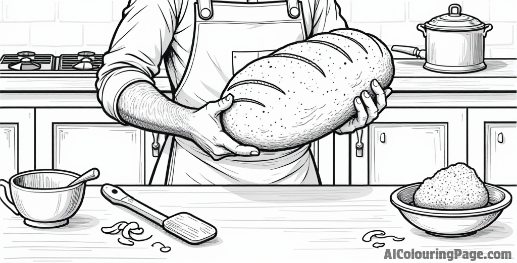 Free Bread Coloring Pages