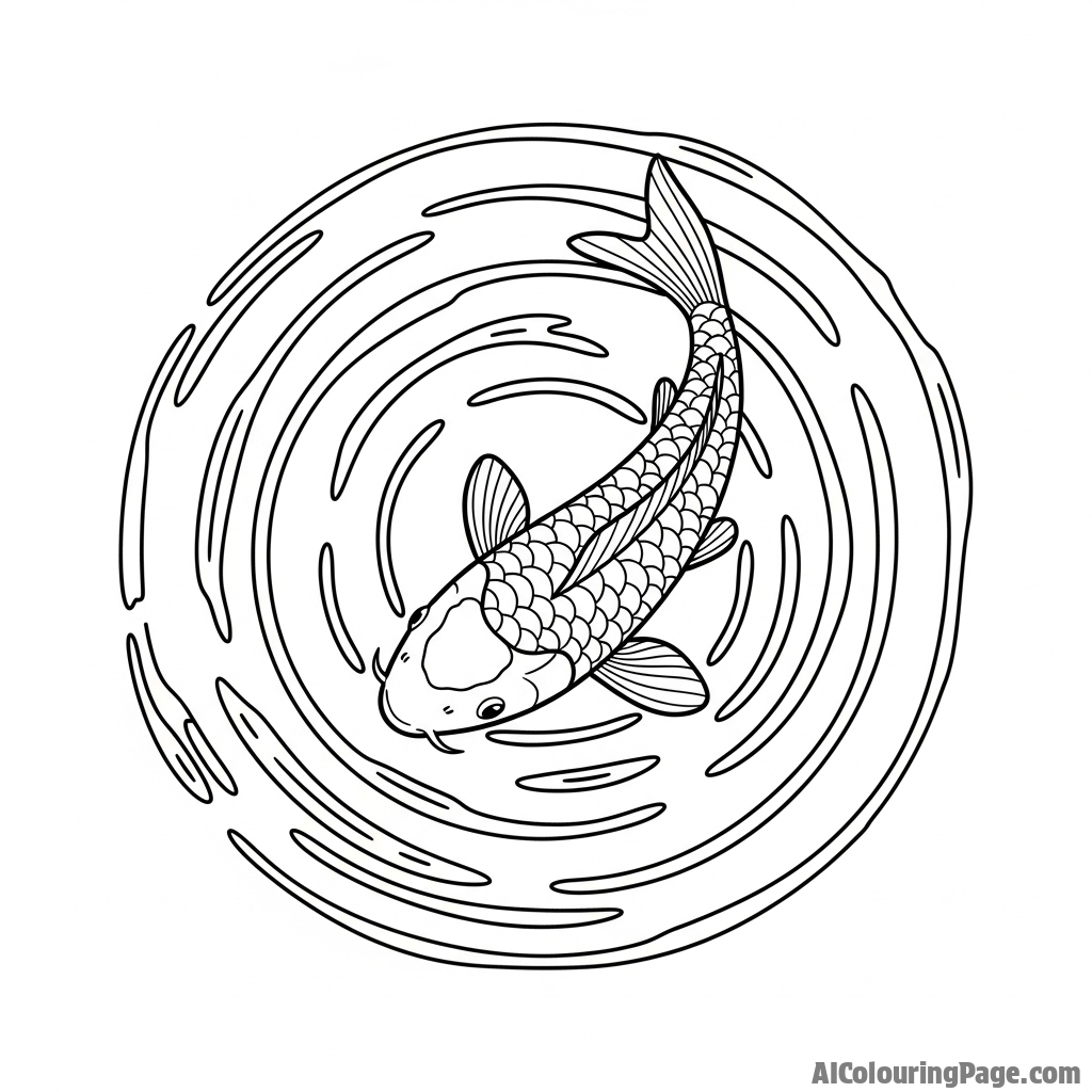 61 Free Koi fish Coloring Pages (Print & Download)