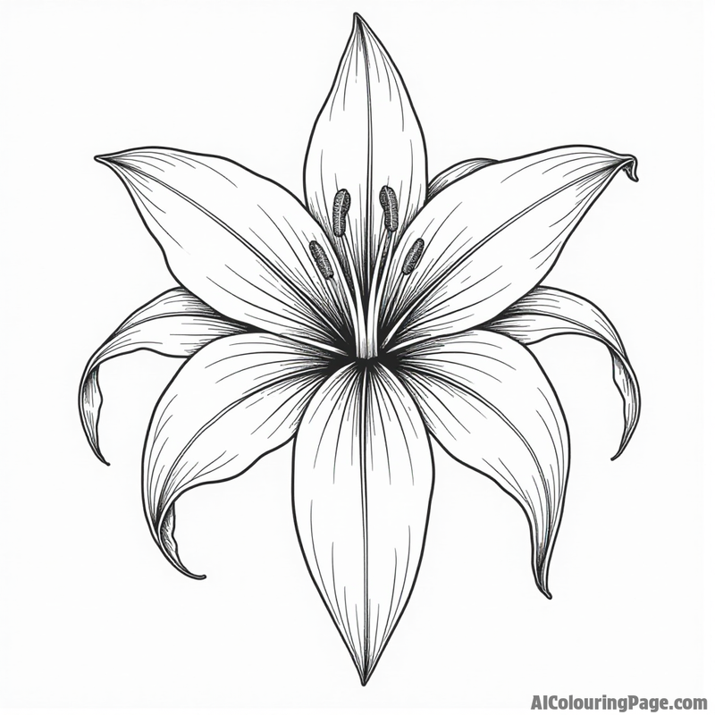 Spider Lily flower motif