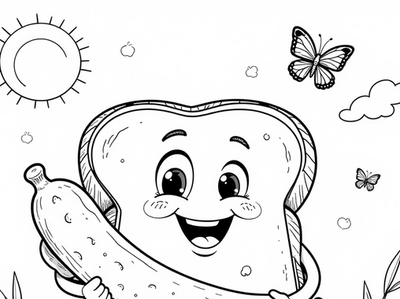Free Sandwich Coloring Pages – free printable coloring page