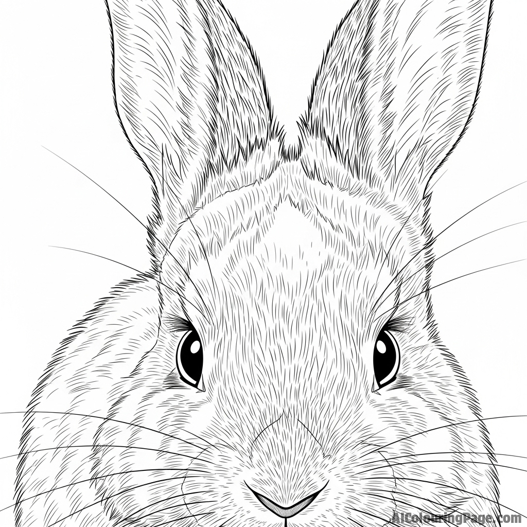 An extreme close-up on the soft, dense texture of a rabbit's fur.