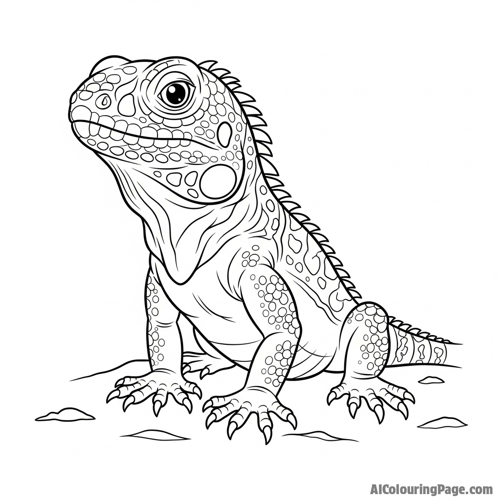 A desert iguana standing on its tiptoes to cool off on the hot sand.
