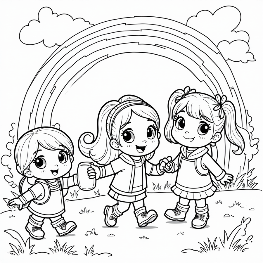 Rainbow Friends going on a treasure hunt