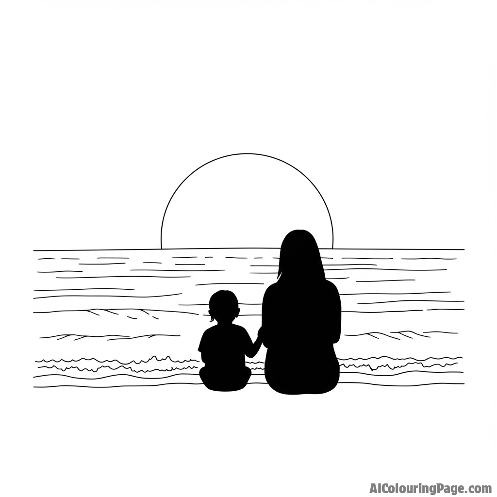 Free Mother's day Coloring Pages