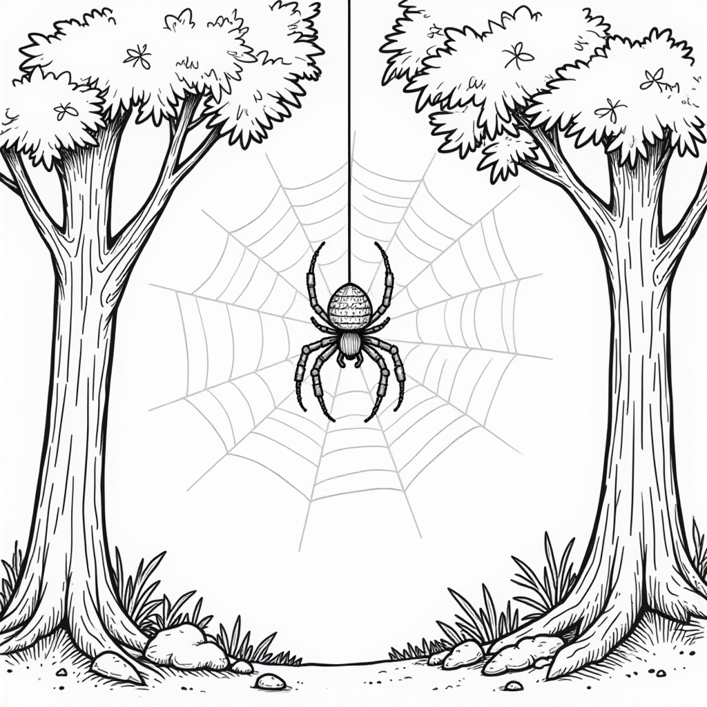 10 Spider Coloring Page Prompts To Get You Started + Images Included