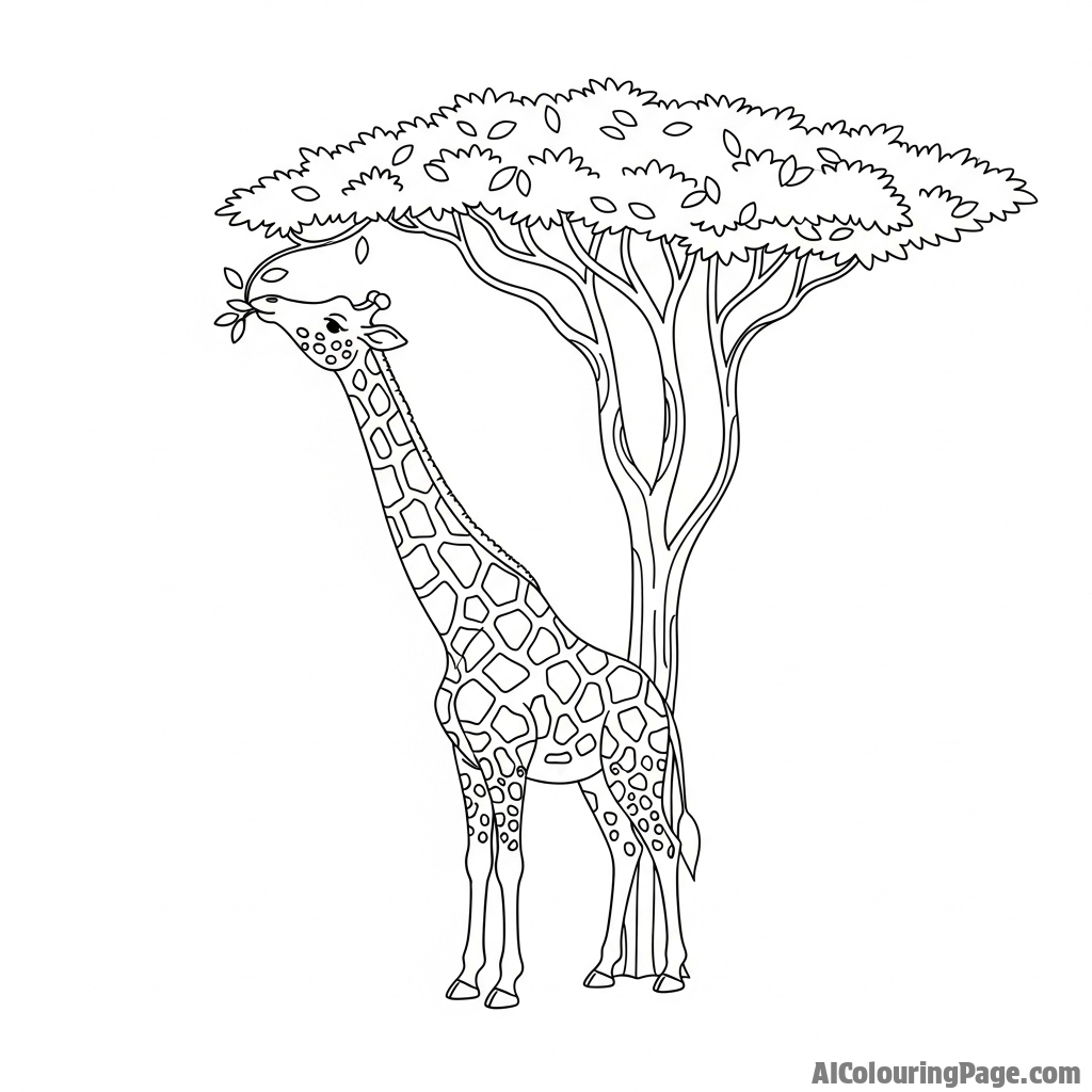 62 Free Giraffe Coloring Pages (Print & Download)
