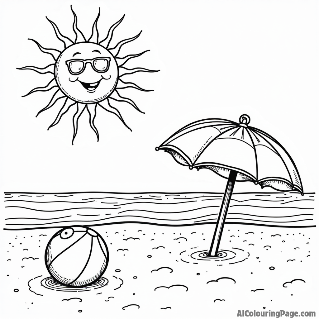 Free Summer Coloring Pages