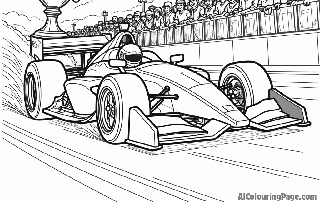 Free Race Car Coloring Pages