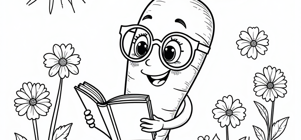 Free Vegetable Coloring Pages